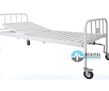 Single Crank Manual Hospital Bed With Castors