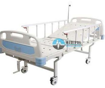 Single Crank Manual Abs Hospital Bed With Castors